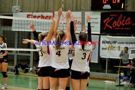 Volleyball Damen 3. Liga Süd SV Sinsheim gegen SG Bretzenheim 14.01.2017 (© Siegfried)